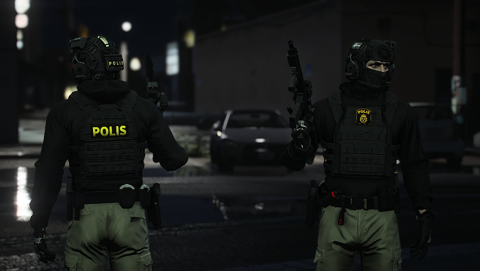 Väst (TBAS) med polis emblem product banner